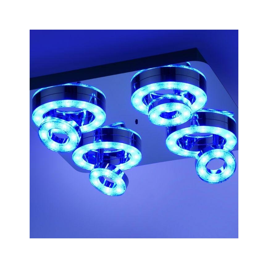 JUST LIGHT. 14662-17 - LED RGBW Dimbare Spot TIM LOLASMART 4xLED/5,9/230V 2700-5000K + afstandsbediening