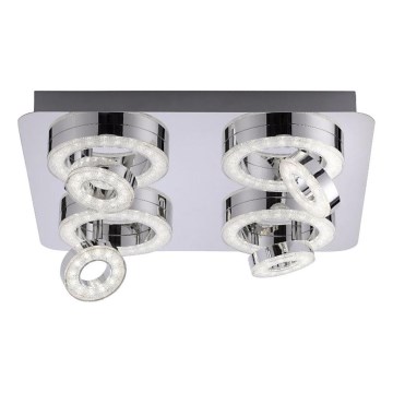 JUST LIGHT. 14662-17 - Spot RGBW à intensité variable TIM LOLASMART 4xLED/5,9/230V 2700-5000K + Télécommande