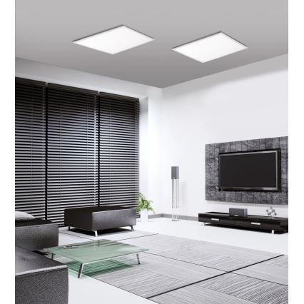 JUST LIGHT. 14681-16 - Panneau RGB en saillie à intensité variable LOLA FLAT LED/28W/230V 2700-5000K + télécommande