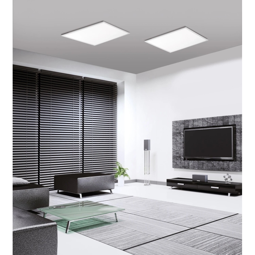 JUST LIGHT. 14681-16 - Panneau RGB en saillie à intensité variable LOLA FLAT LED/28W/230V 2700-5000K + télécommande