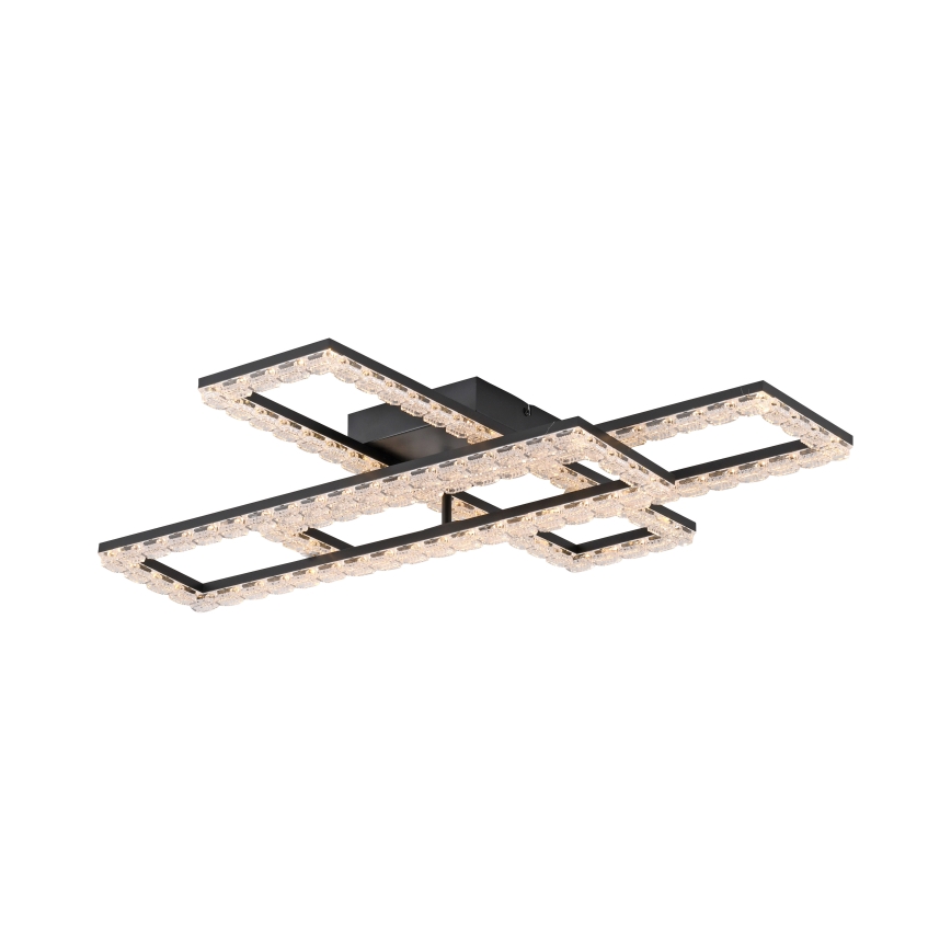 JUST LIGHT. 14733-18 - LED plafondlamp GLITRA LED/35W/230V 57x72 cm zwart