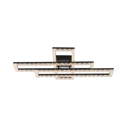 JUST LIGHT. 14733-18 - LED plafondlamp GLITRA LED/35W/230V 57x72 cm zwart