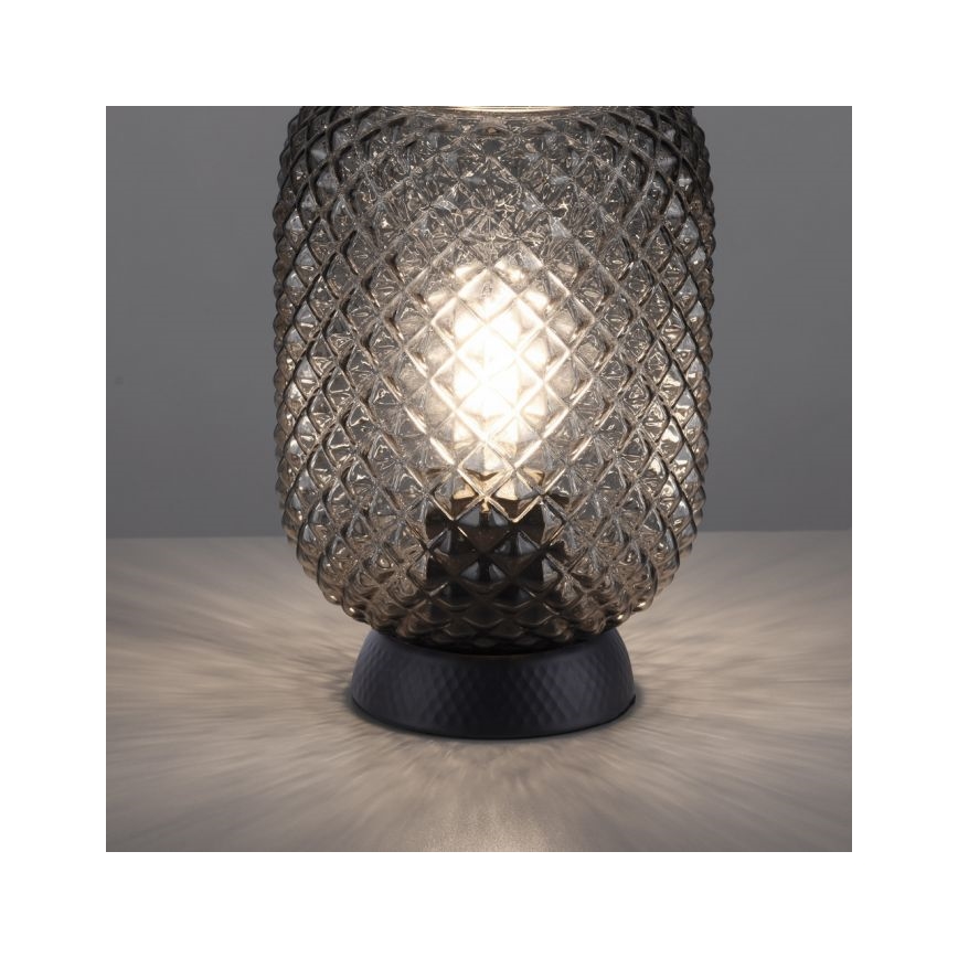 JUST LIGHT. 14906-18 - Lampe de table REISHI 1xE27/40W/230V noir