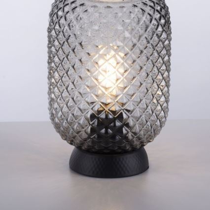 JUST LIGHT. 14906-18 - Lampe de table REISHI 1xE27/40W/230V noir