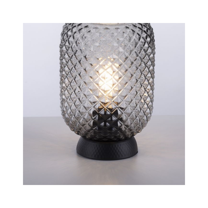 JUST LIGHT. 14906-18 - Lampe de table REISHI 1xE27/40W/230V noir
