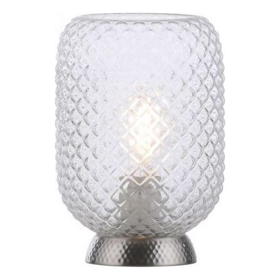 JUST LIGHT. 14906-55 - Lampe de table REISHI 1xE27/40W/230V chrome mat