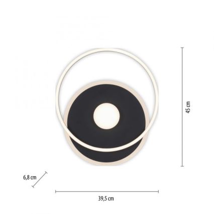 JUST LIGHT. 15046-18 - Dimbare LED plafondlamp DOMINO LED/26,5W/230V