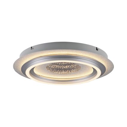 JUST LIGHT. 15089-21 - LED plafondlamp CICHIO LED/36W/230V Ø 40 cm mat chroom