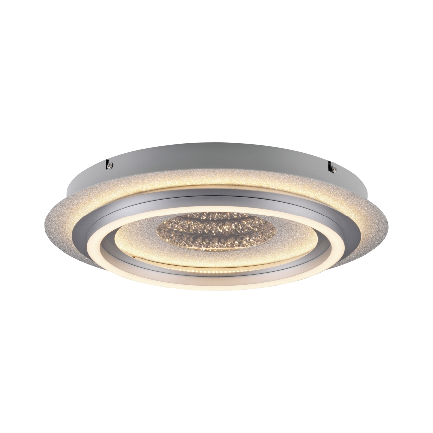 JUST LIGHT. 15089-21 - LED plafondlamp CICHIO LED/36W/230V Ø 40 cm mat chroom