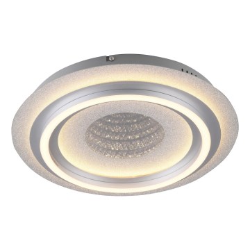 JUST LIGHT. 15089-21 - LED plafondlamp CICHIO LED/36W/230V Ø 40 cm mat chroom