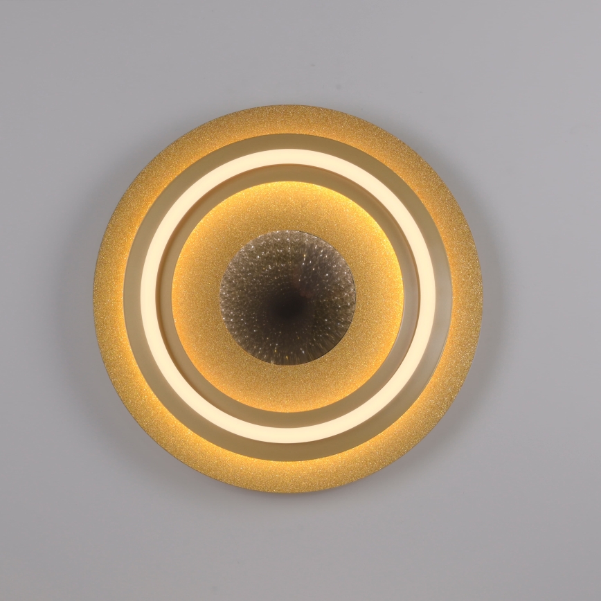 JUST LIGHT. 15089-60 - LED plafondlamp CICHIO LED/36W/230V Ø 40 cm goudkleurig