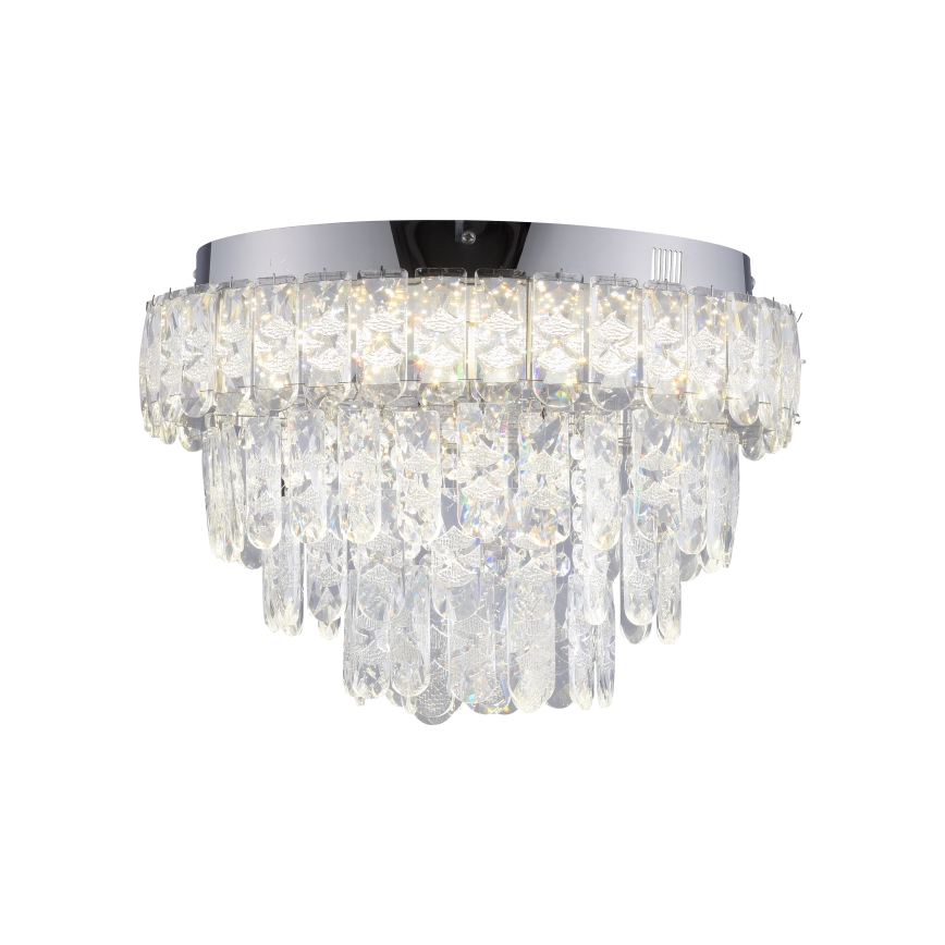 JUST LIGHT. 15092-17 - LED plafondlamp KULUNKA LED/33W/230V Ø 38 cm glanzend chroom