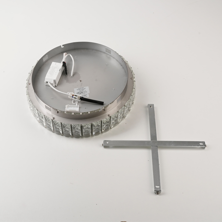 JUST LIGHT. 15092-17 - LED plafondlamp KULUNKA LED/33W/230V Ø 38 cm glanzend chroom