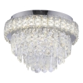 JUST LIGHT. 15092-17 - LED plafondlamp KULUNKA LED/33W/230V Ø 38 cm glanzend chroom