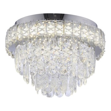 JUST LIGHT. 15092-17 - Plafonnier LED KULUNKA LED/33W/230V Ø 38 cm chrome brillant