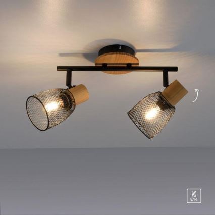 JUST LIGHT. 15192-79 - Spot TAMIS 2xE14/10W/230V