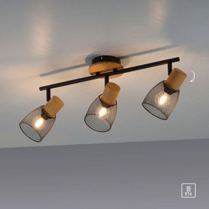 JUST LIGHT. 15193-79 - Spot TAMIS 3xE14/10W/230V