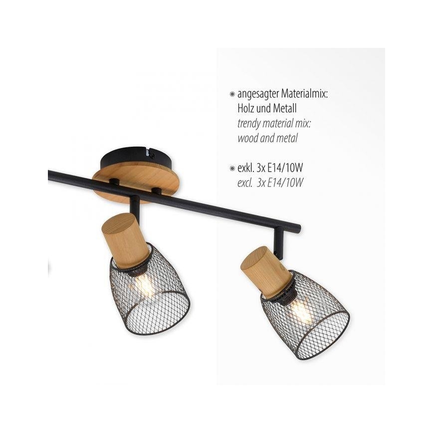 JUST LIGHT. 15193-79 - Spot TAMIS 3xE14/10W/230V