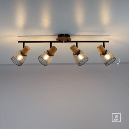 JUST LIGHT. 15194-79 - Spot TAMIS 4xE14/10W/230V