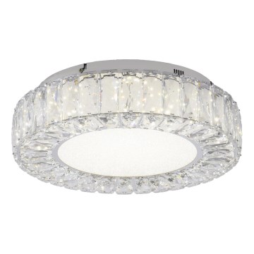 JUST LIGHT. 15221-17 - LED-plafondlamp KULUNKA LED/32W/230V Ø 37 cm glanzend chroom