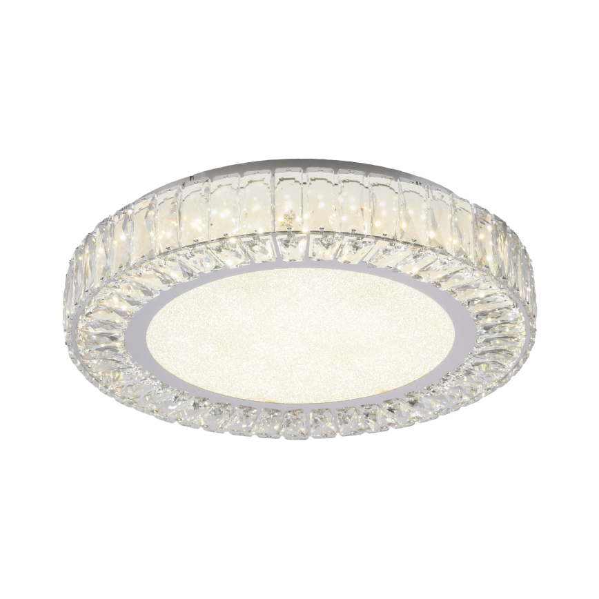 JUST LIGHT. 15222-17 - LED-plafondlamp KULUNKA LED/46W/230V Ø 50 cm glanzend chroom