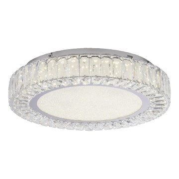 JUST LIGHT. 15222-17 - LED-plafondlamp KULUNKA LED/46W/230V Ø 50 cm glanzend chroom