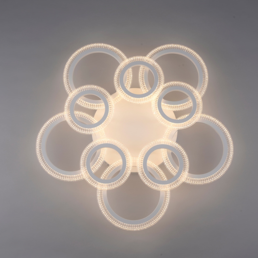 JUST LIGHT. 15268-16 - LED Plafondlamp CRYSTALLO LED/48,5W/230V Ø 68,6 cm wit