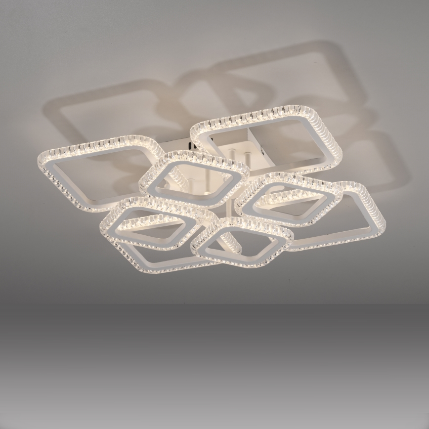 JUST LIGHT. 15269-16 - LED plafondlamp CRYSTALLO LED/43,5W/230V 49x49 cm wit