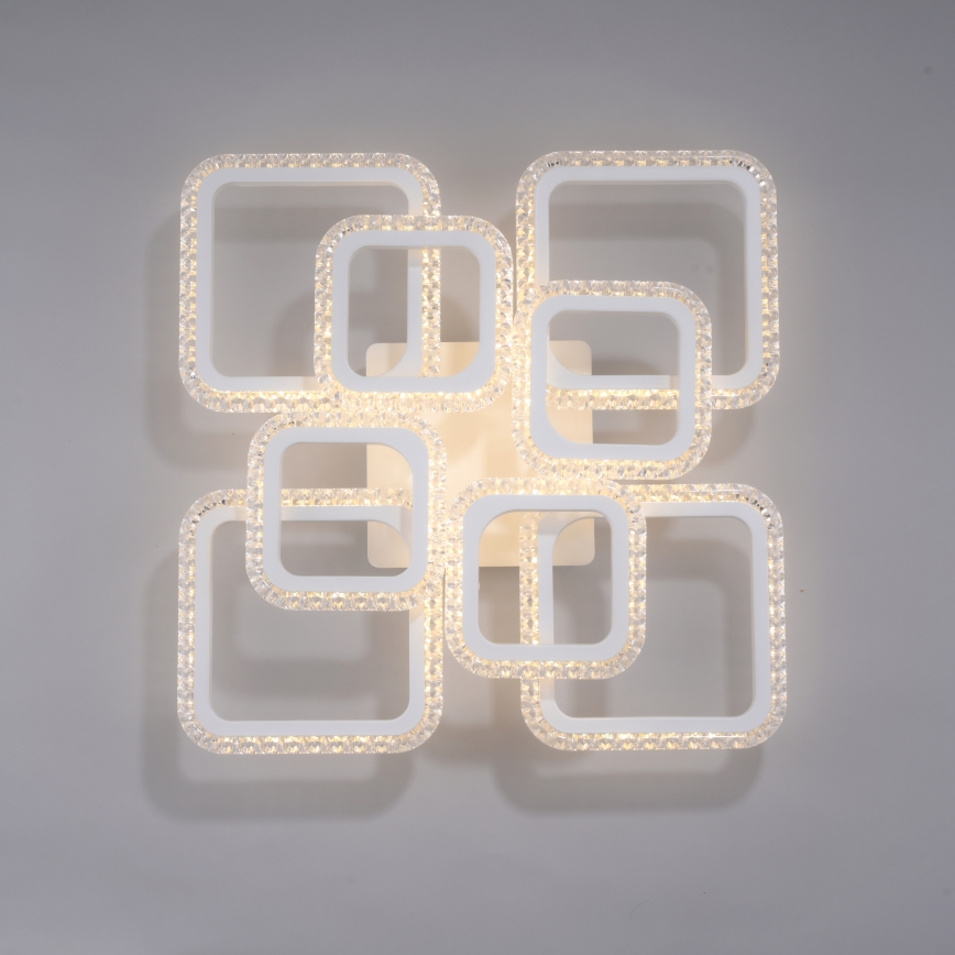 JUST LIGHT. 15269-16 - LED plafondlamp CRYSTALLO LED/43,5W/230V 49x49 cm wit