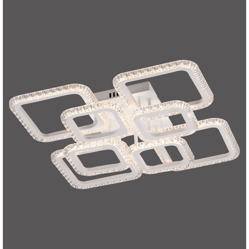 JUST LIGHT. 15269-16 - LED plafondlamp CRYSTALLO LED/43,5W/230V 49x49 cm wit