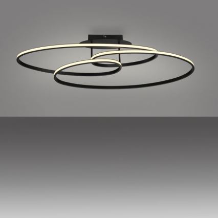 JUST LIGHT. 15321-18 - Plafonnier LUMACA LED/33W/230V noir