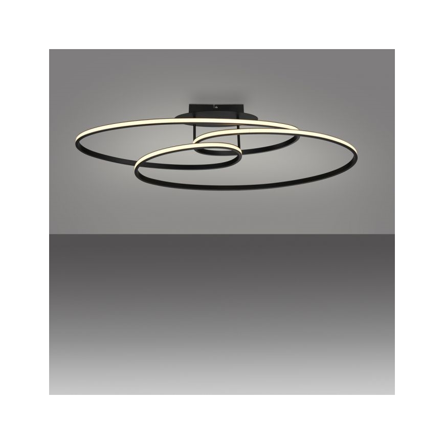 JUST LIGHT. 15321-18 - Plafonnier LUMACA LED/33W/230V noir