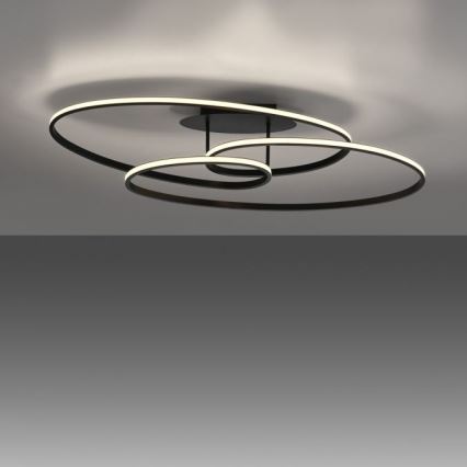 JUST LIGHT. 15321-18 - Plafonnier LUMACA LED/33W/230V noir