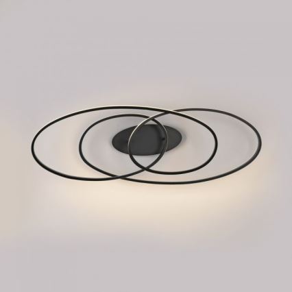 JUST LIGHT. 15321-18 - Plafonnier LUMACA LED/33W/230V noir