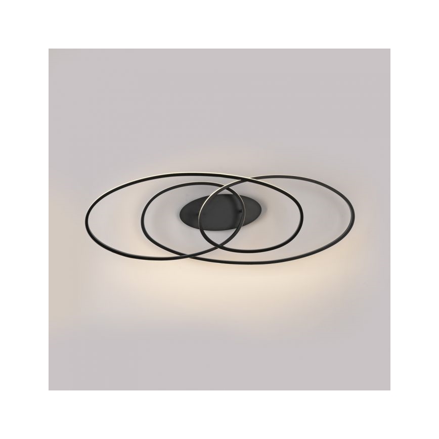 JUST LIGHT. 15321-18 - Plafonnier LUMACA LED/33W/230V noir