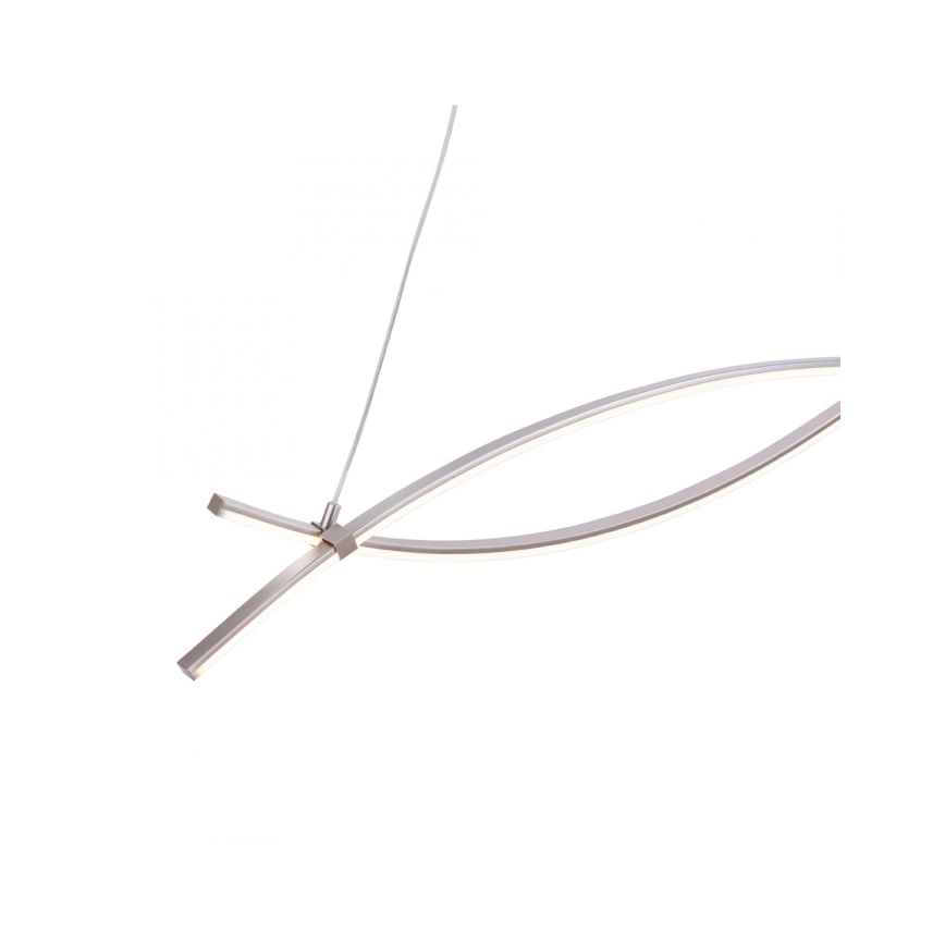 JUST LIGHT. 15382-55 - LED Hanglamp aan een koord MAJA 2xLED/8,4W/230V mat chroom