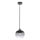 JUST LIGHT. 15420-18 - Hanglamp aan een koord ZEA 1xE27/25W/230V zwart