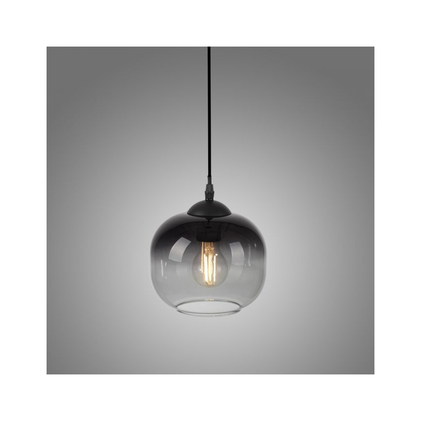 JUST LIGHT. 15420-18 - Hanglamp aan een koord ZEA 1xE27/25W/230V zwart