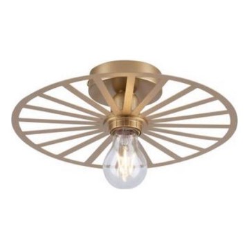 JUST LIGHT. 15635-60 - Plafonnier SPIKE 1xE27/40W/230V d. 30 cm laiton