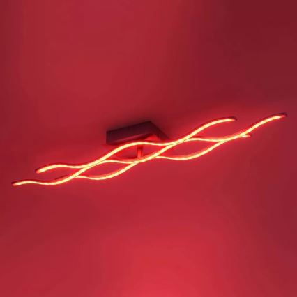 JUST LIGHT. 16266-55 - Dimbare LED RGB plafondlamp LOLA WAVE LED/30W/230V 2700-5000K + afstandsbediening