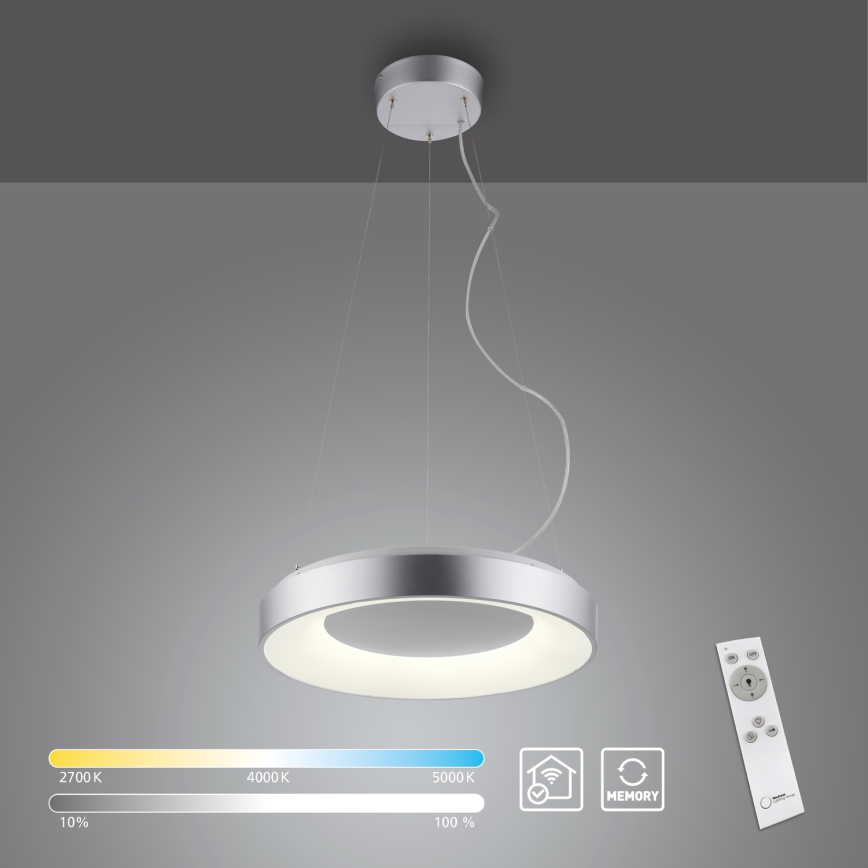 JUST LIGHT. 17075-21 - Suspension filaire à intensité variable KETO ANIKA LED/26,5W/230V 2700-5000K + Télécommande