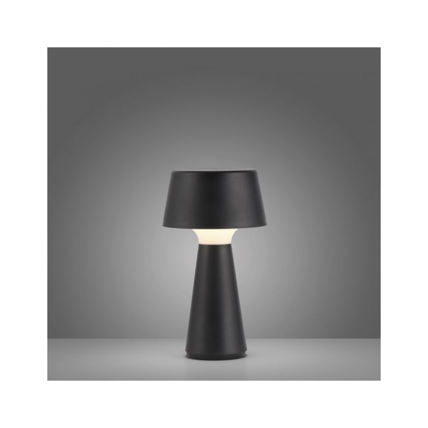JUST LIGHT. 19260-18 - LED Dimbaar aanraken buitenshuis lamp ABERA LED/3W/3,7V 2000 mAh USB IP54 zwart