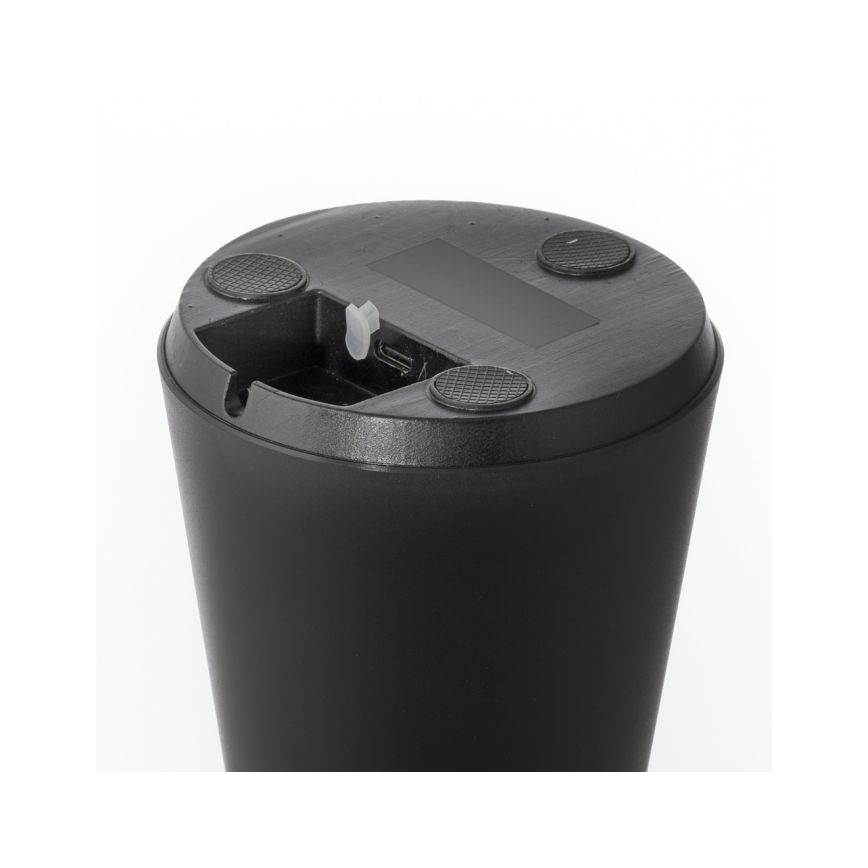 JUST LIGHT. 19260-18 - LED Dimbaar aanraken buitenshuis lamp ABERA LED/3W/3,7V 2000 mAh USB IP54 zwart