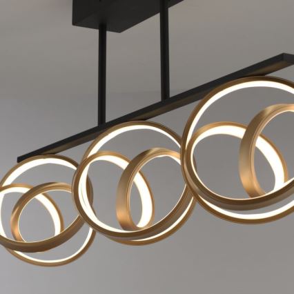 JUST LIGHT. 6245-18 - Plafonnier à intensité variable LOOP 3xLED/11W/230V 2700-5000K + télécommande