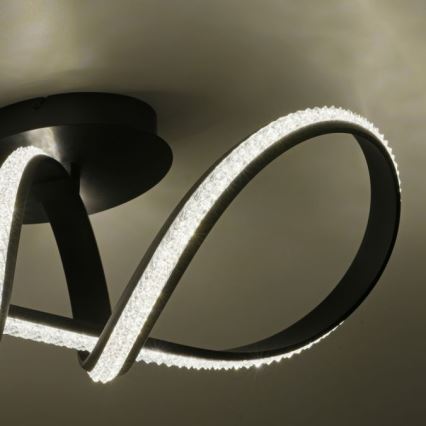 JUST LIGHT. 8475-18 - Plafonnier à intensité variable BRILLA LED/29W/230V noir