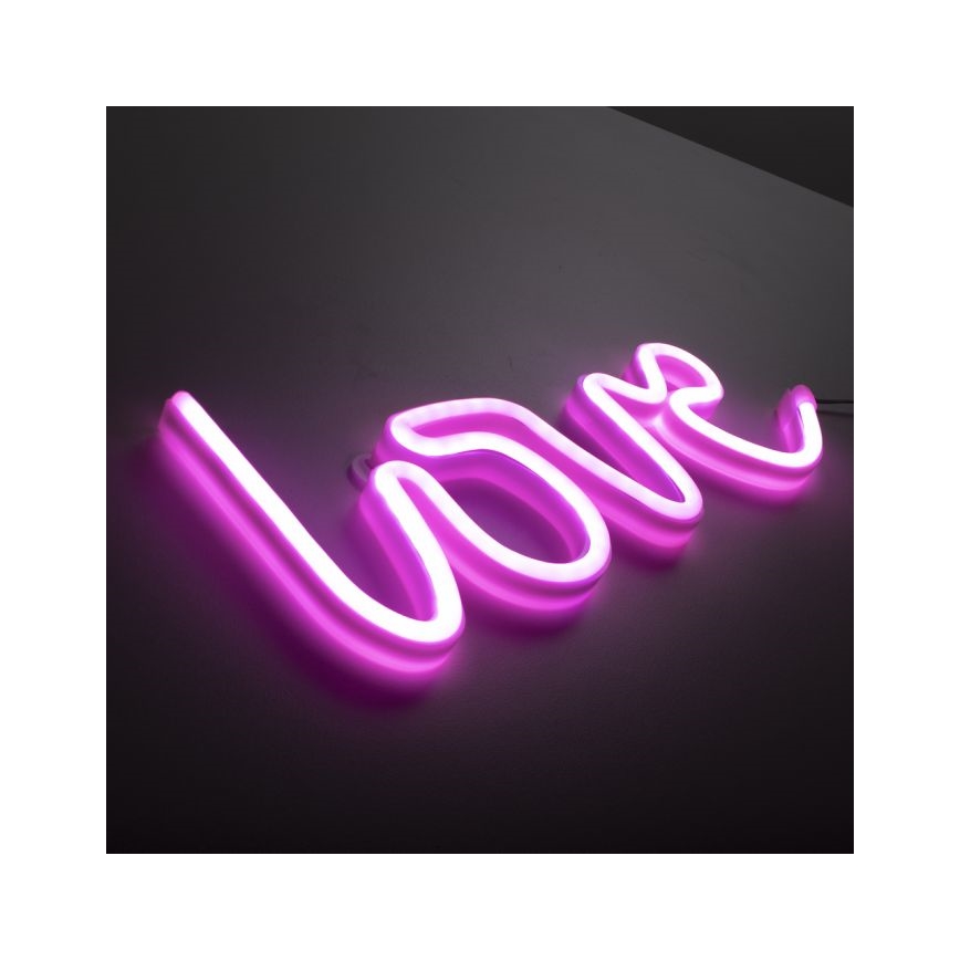 JUST LIGHT. 85021-87 - Décoration murale néon NEON LED/6,5W/5V Love