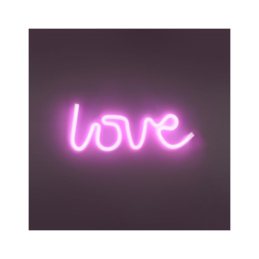 JUST LIGHT. 85021-87 - Décoration murale néon NEON LED/6,5W/5V Love