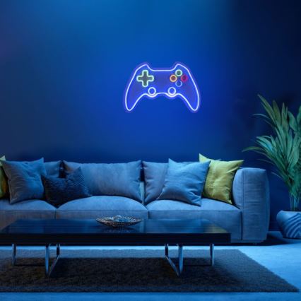 JUST LIGHT. 85022-70 - LED-neon muurdecoratie NEON LED/6,5W/5V voor gamers