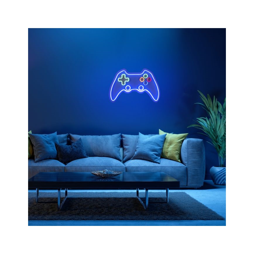 JUST LIGHT. 85022-70 - LED Neon-wanddecoratie NEON 1xLED/6,5W/5V gamer