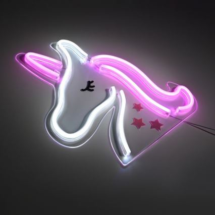 JUST LIGHT. 85025-70 - Décoration murale néon NEON LED/6,5W/5V Licorne